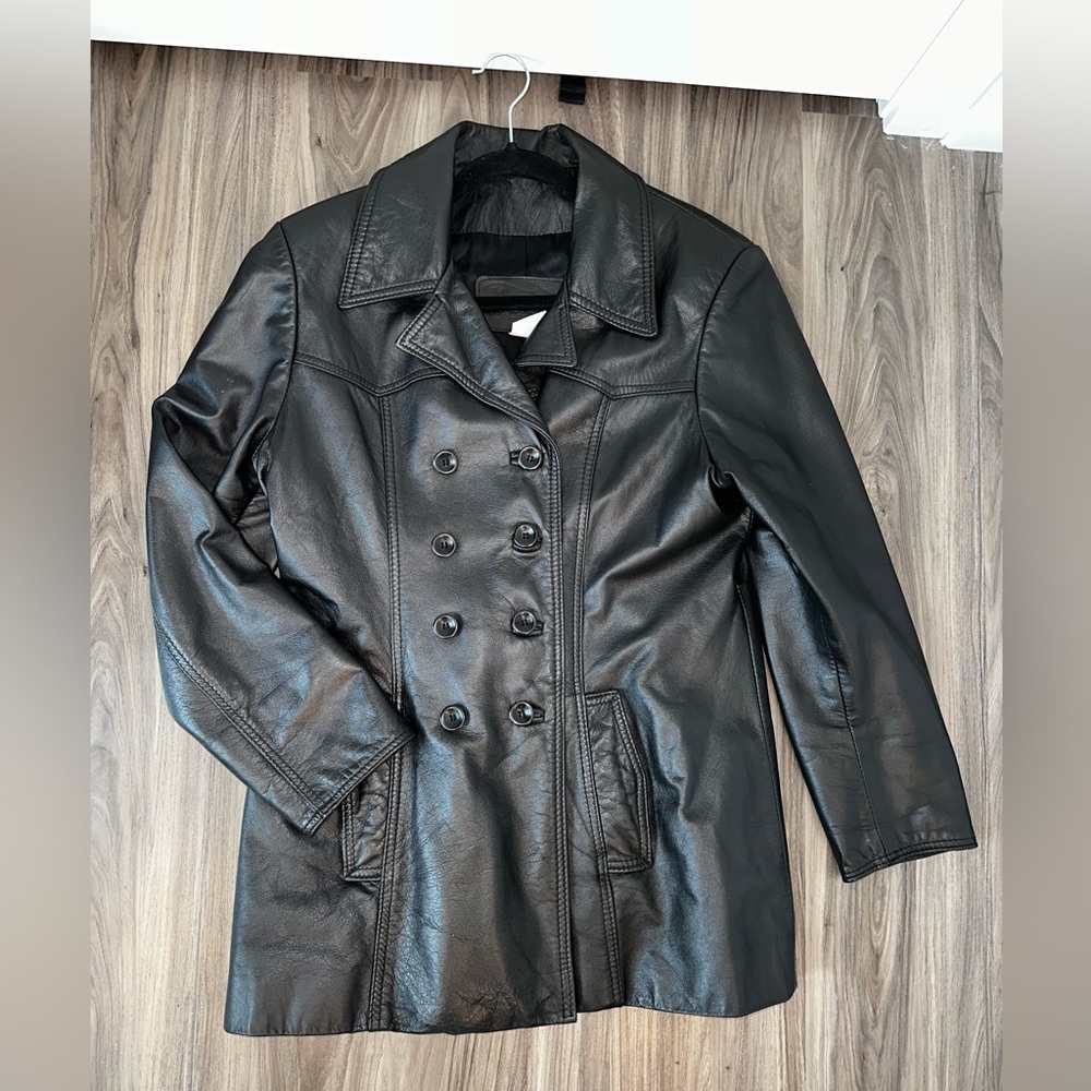 The Leather Ranch Button Up Leather Jacket